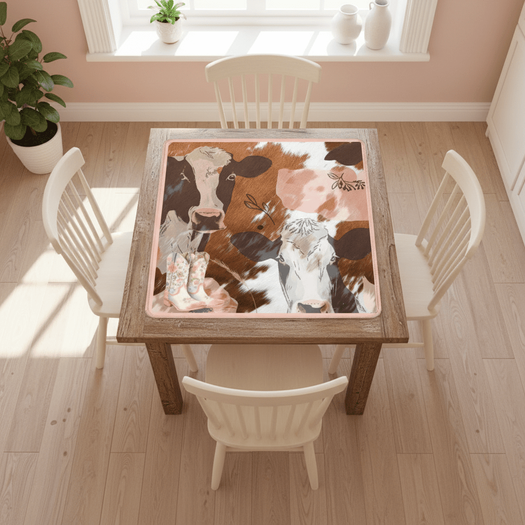 Ole Bessie Rustic Cowgirl Mahjong Mat