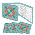 Modern Scandinavian Nord Still 4 Mahjong Card Holder with Line Finder