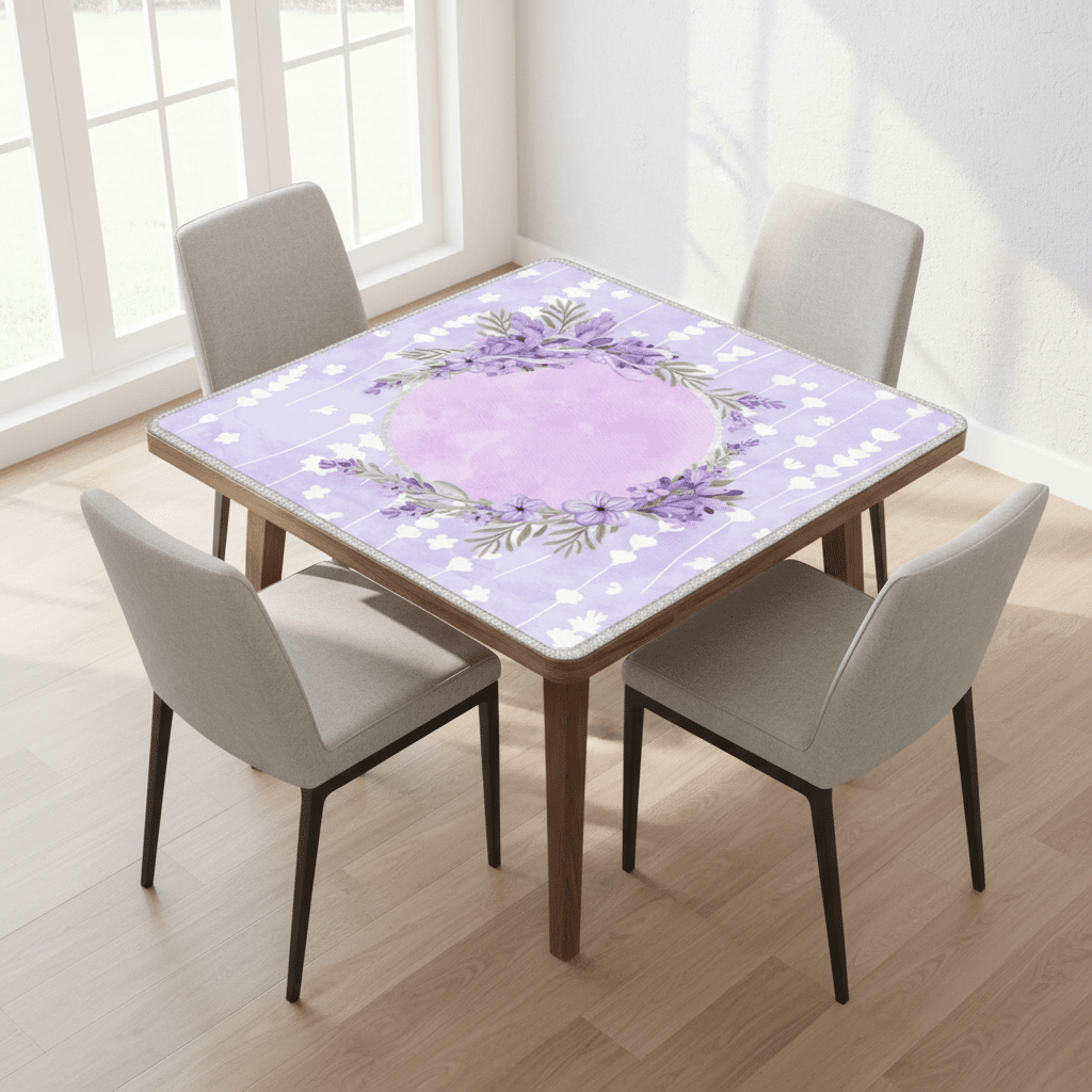 Lovely Lilac, Pale Pastel Purple Mahjong Mat