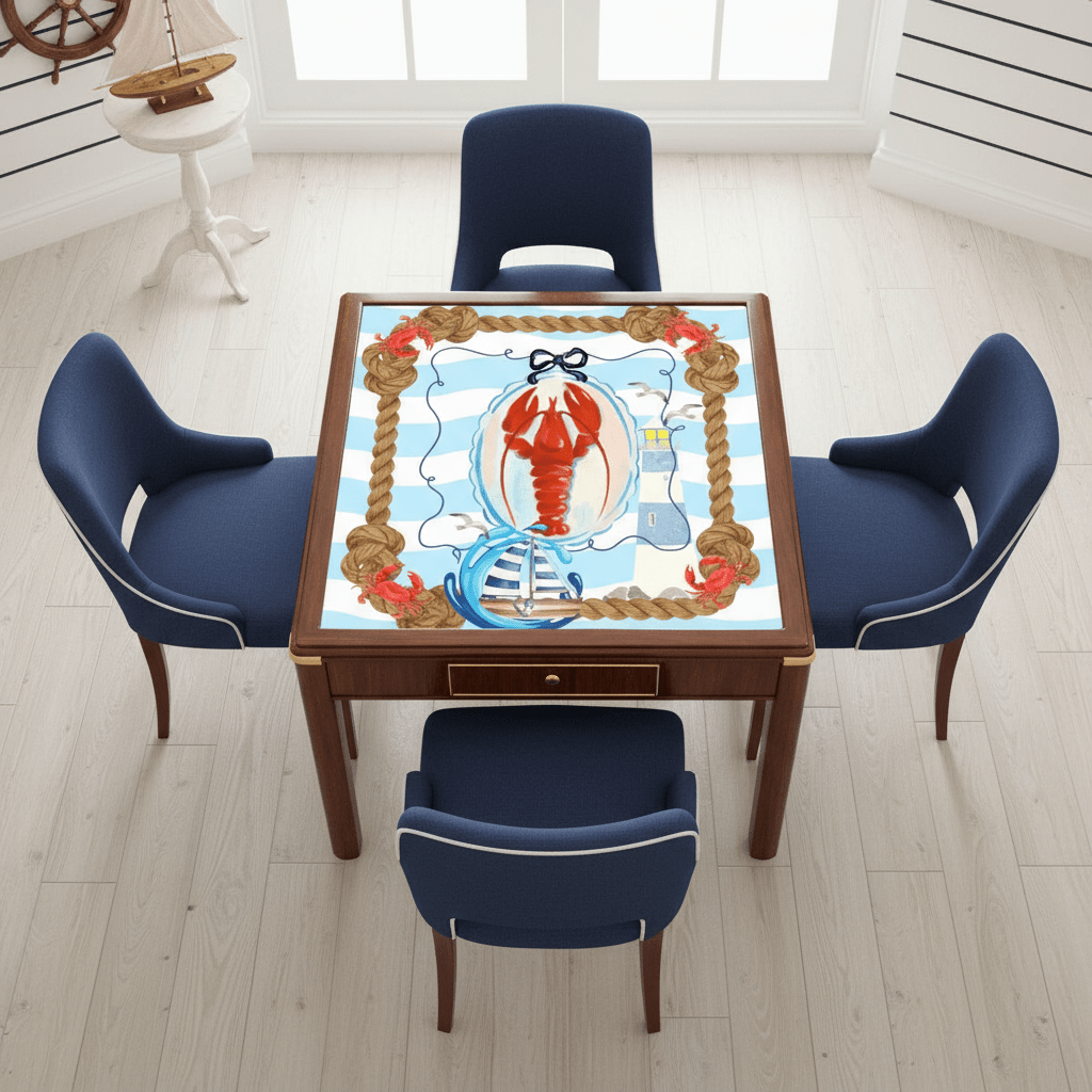New England Nautical Mahjong Mat