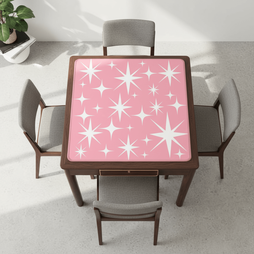 Cosmic Bubblegum Burst Modern Mahjong Mat