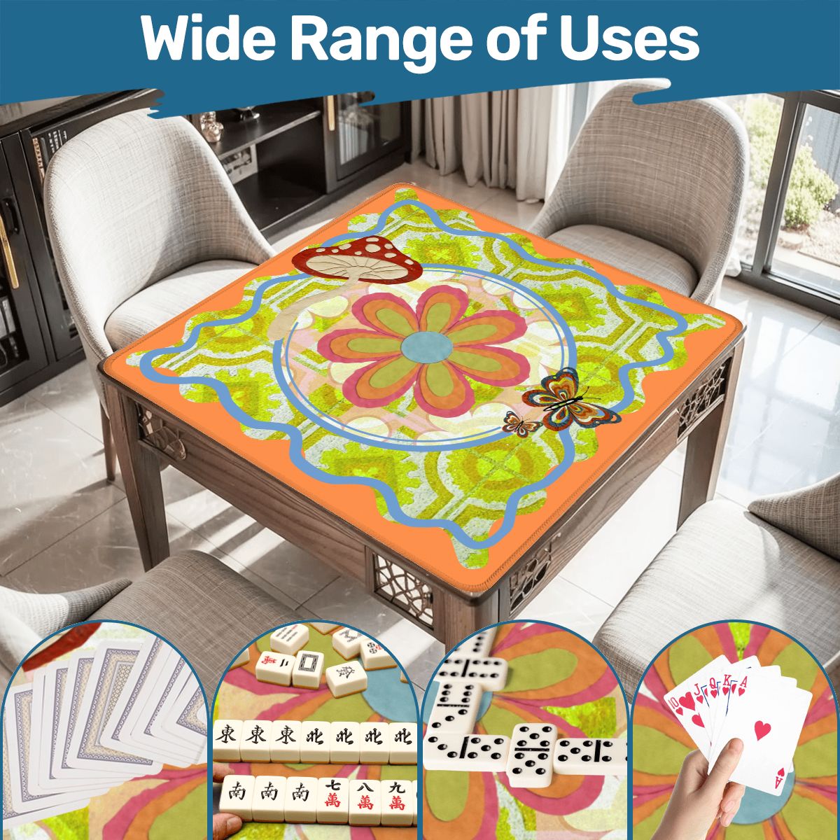Granny’s Happy Shroom Zoom Mahjong Mat