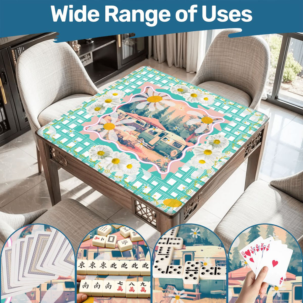 Glamper Boom Yesteryear Daisy Camping, Picnic Mahjong Mat