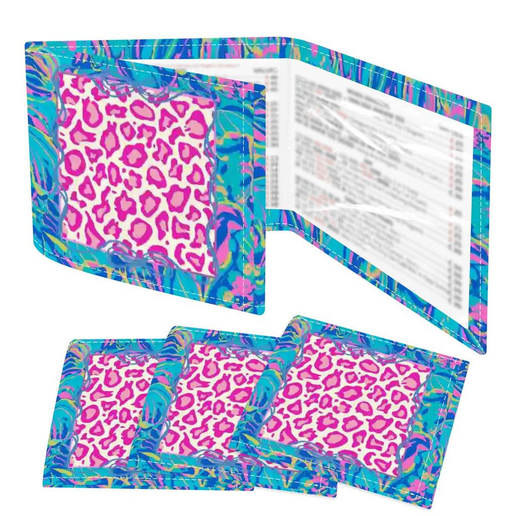 Preppy Pastel Garden Club Wild Thing 4 Mahjong Card Holder with Line Finder