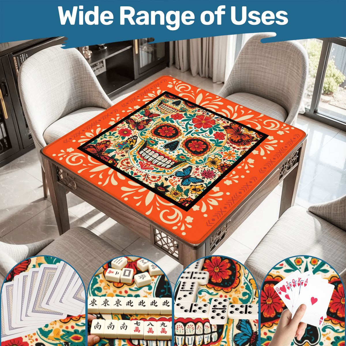 Day Of The Dead Mahjong Mat