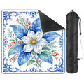 Porcelain Tobacco Garden  Mahjong Mat