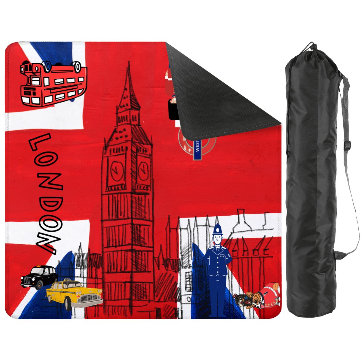Station To Station London British Mahjong Mat