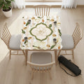 Magnolias And Sweet Tea Scalloped Mahjong Mat