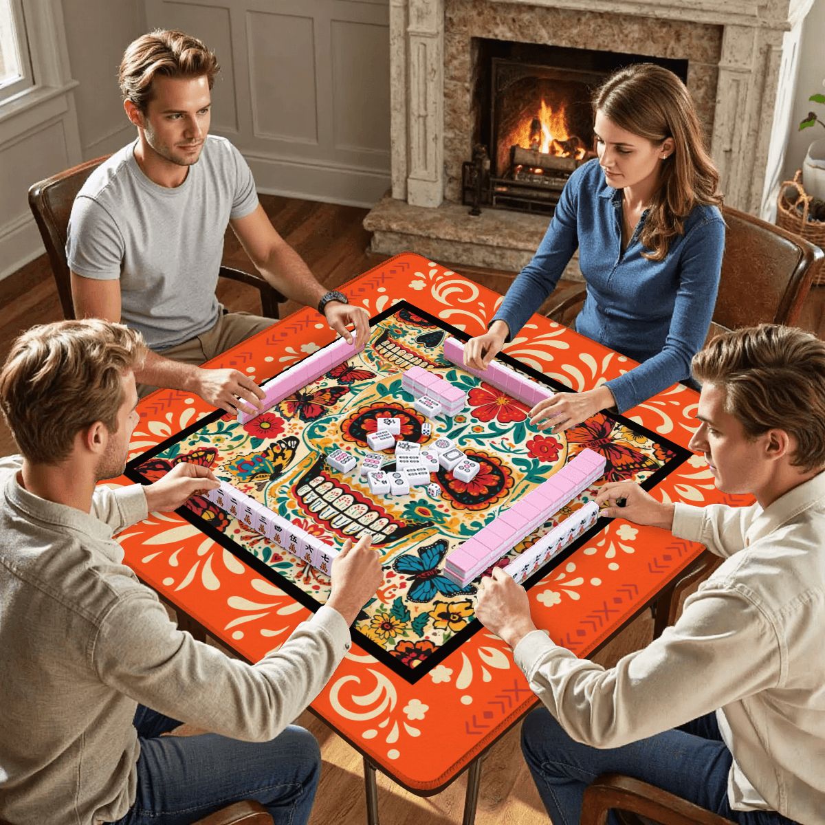 Day Of The Dead Mahjong Mat