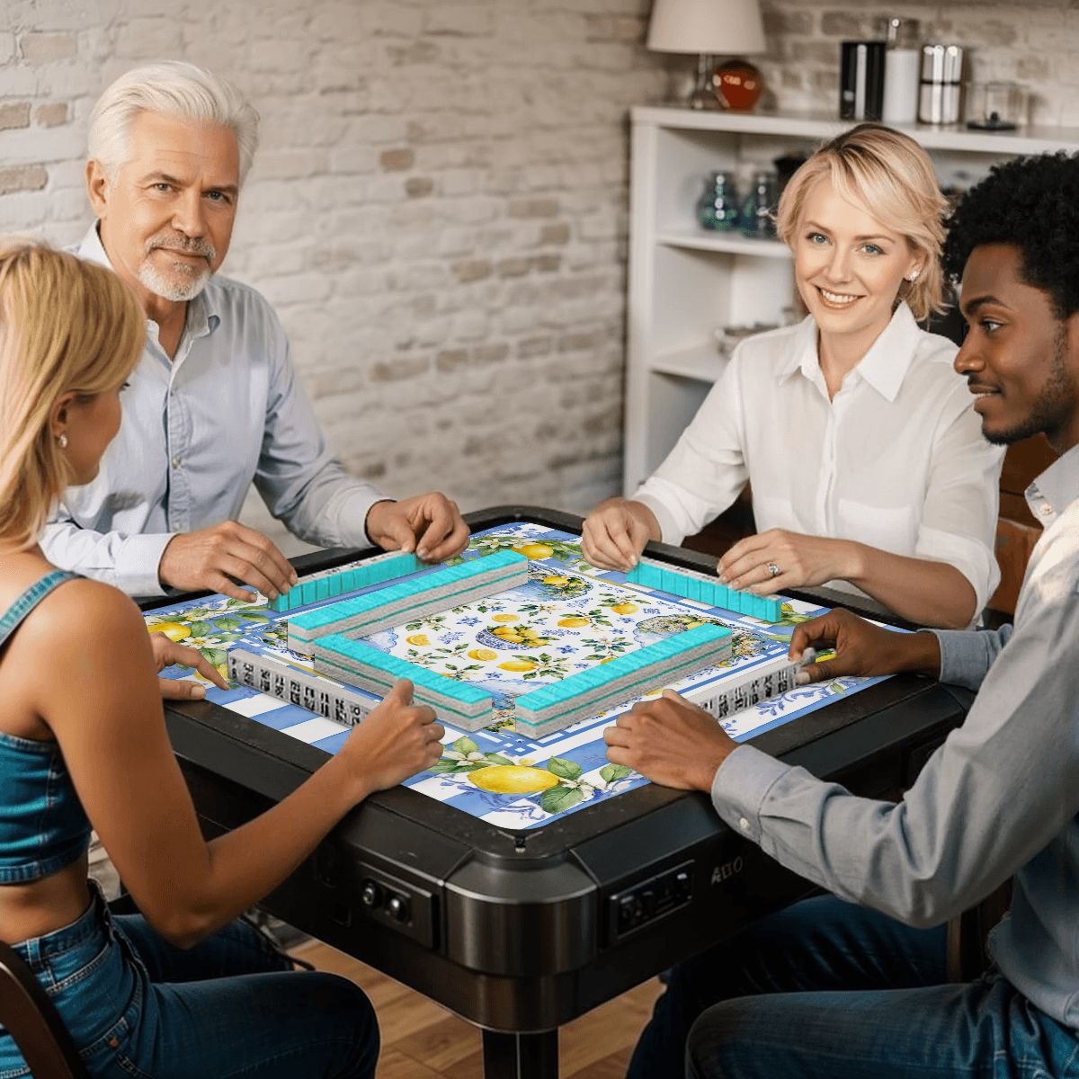 Lemondrops On The Amalfi Mahjong Mat