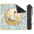 On Golden Pond Swan Mahjong Mat