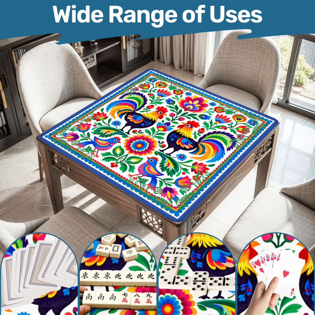 Wycinanki  Polish Folk Art, Rooster Mahjong Mat