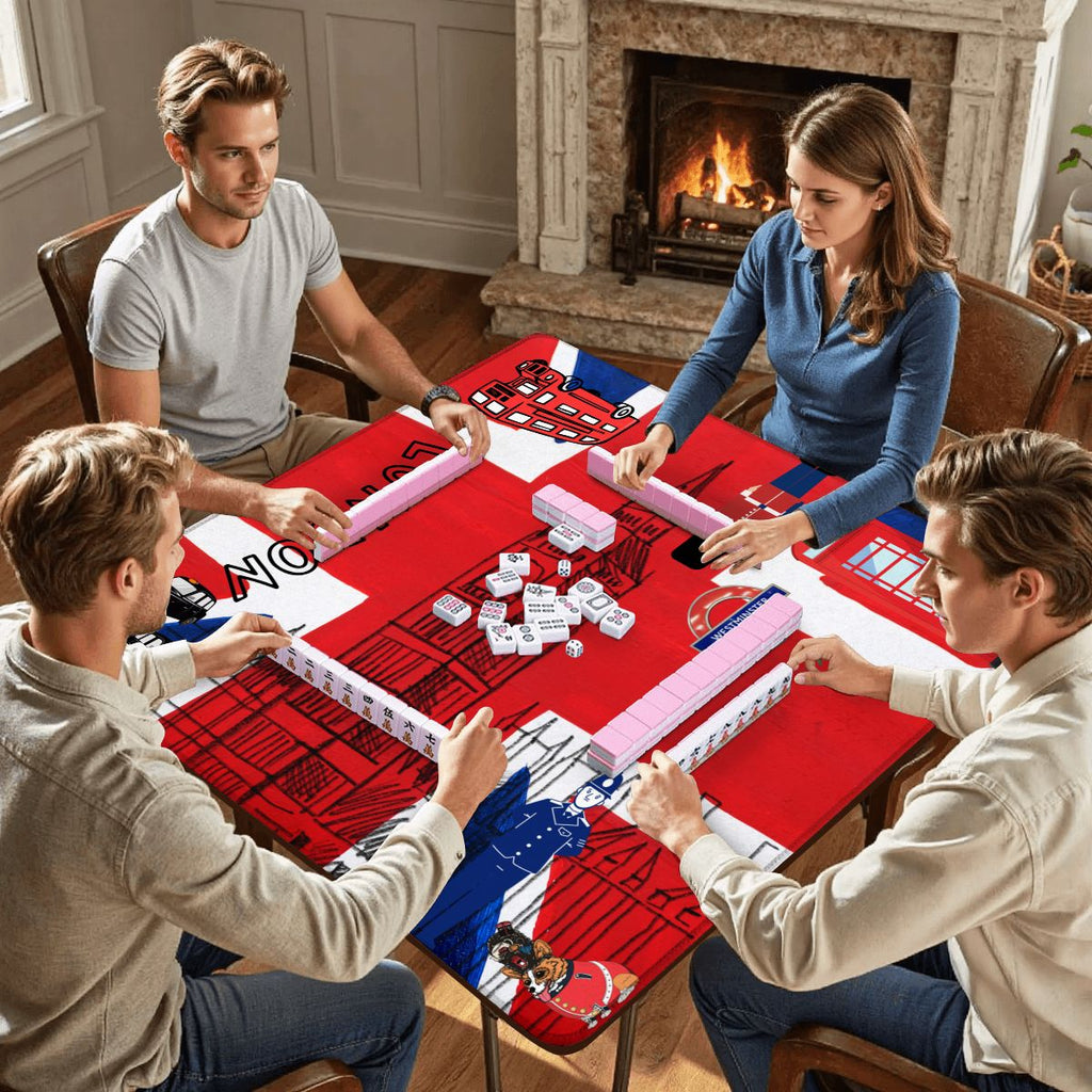 London Calling Station To Station Black Cab Mahjong Mat