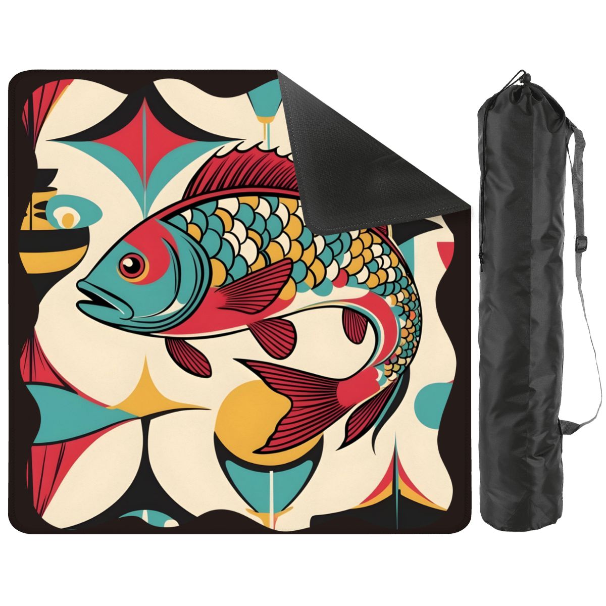 Lucky Fin Modern Mahjong Mat