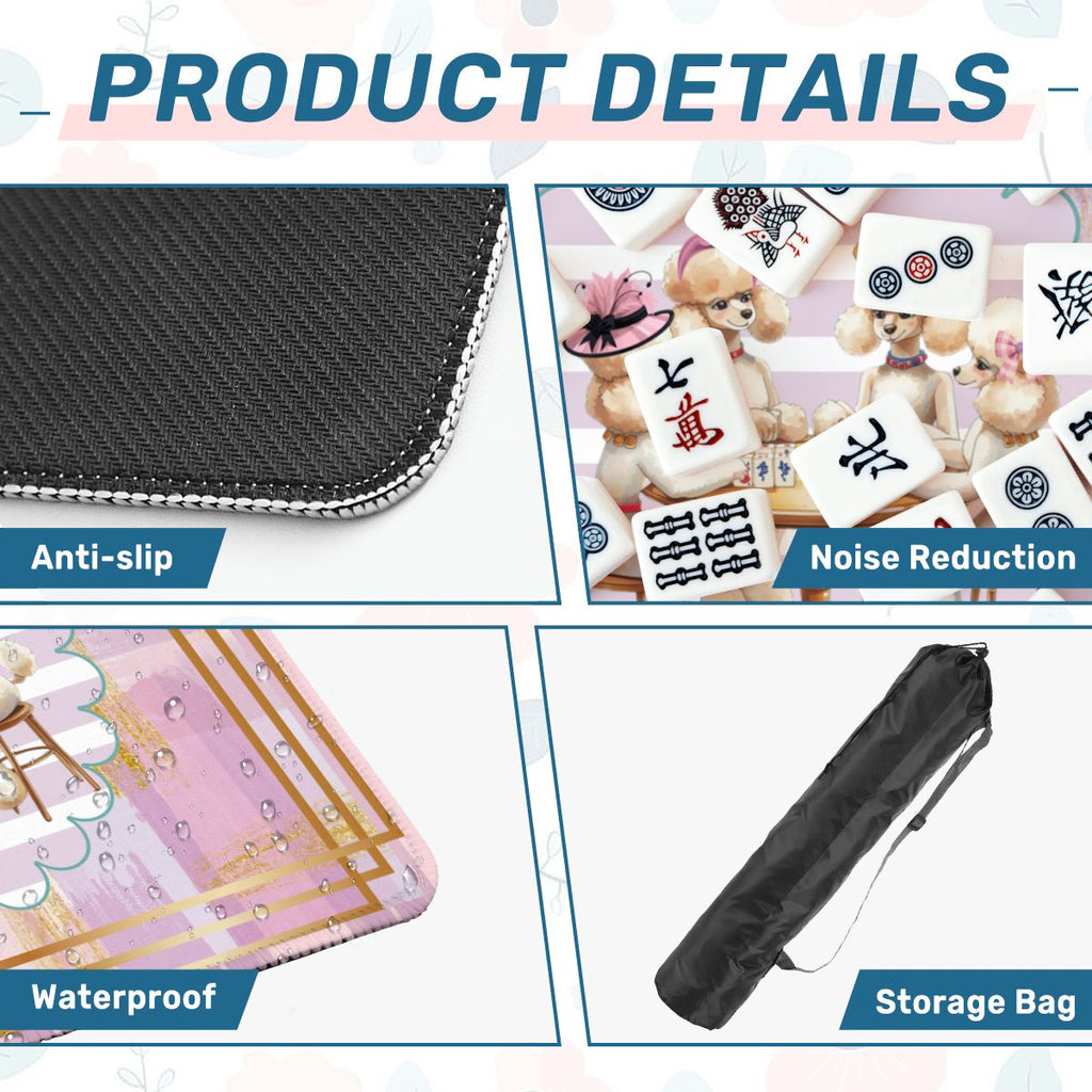 Poodle Play Parlor Mahjong Mat