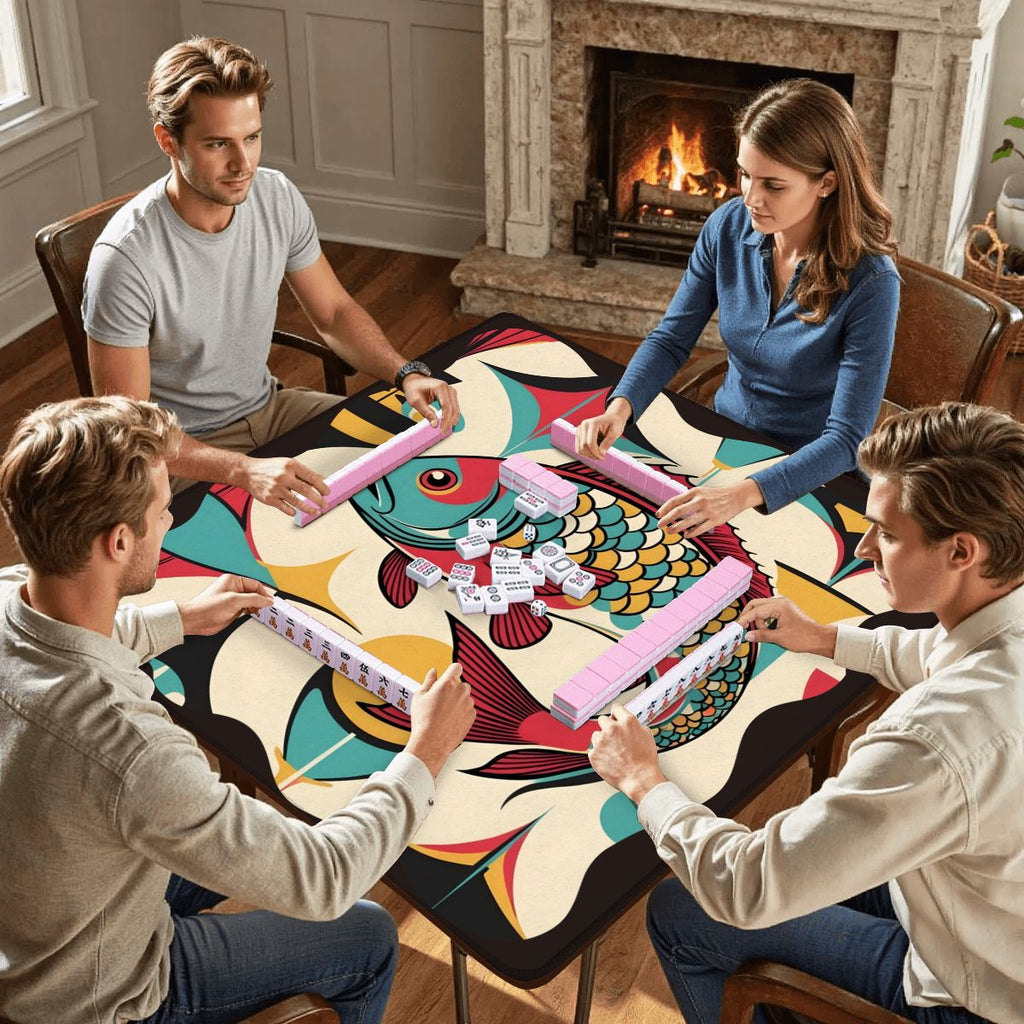 Lucky Fin Modern Mahjong Mat