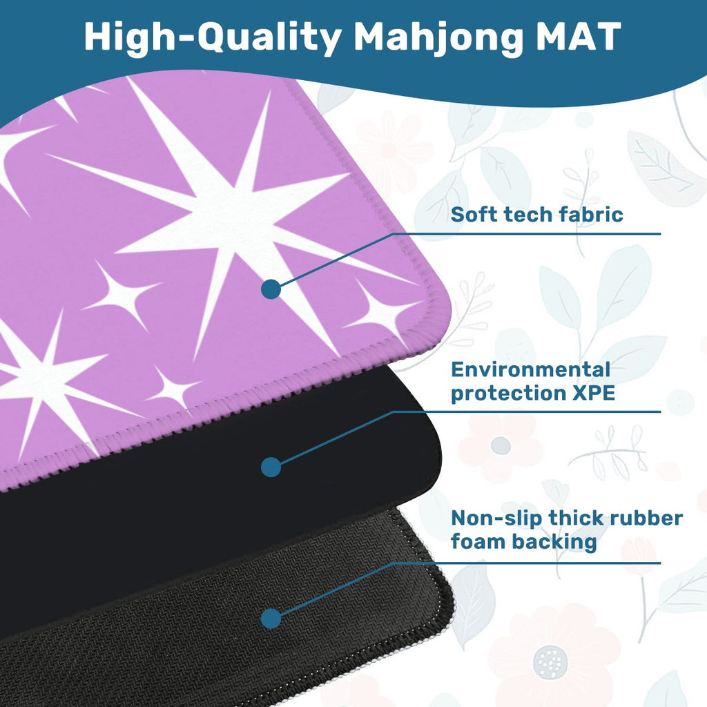 Lush Lavendar Starbrite Mahjong Mat