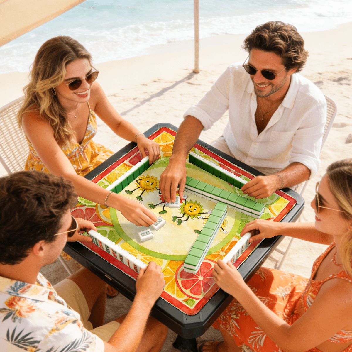 The Charleston Happy Play Mini Mahjong Mat