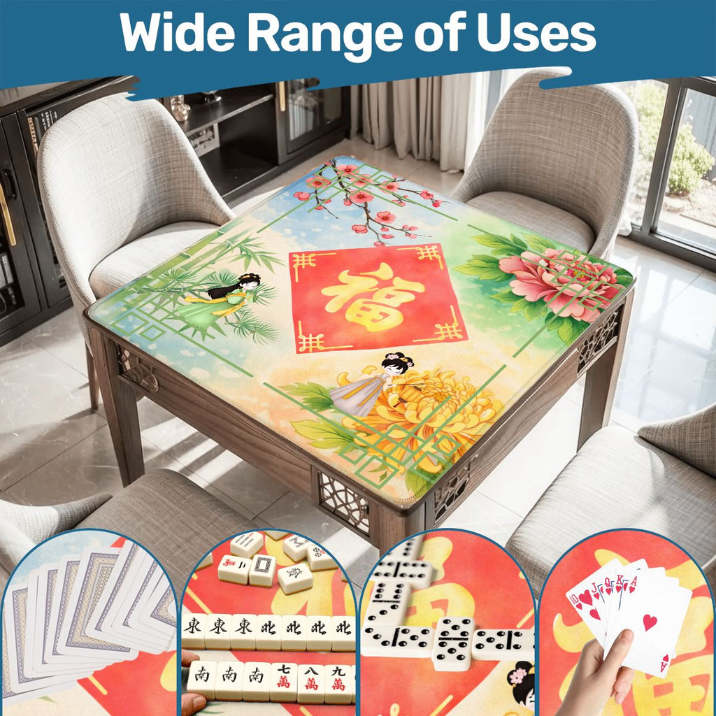 FOUR SEASONS OF FORTUNE Mahjong Mat
