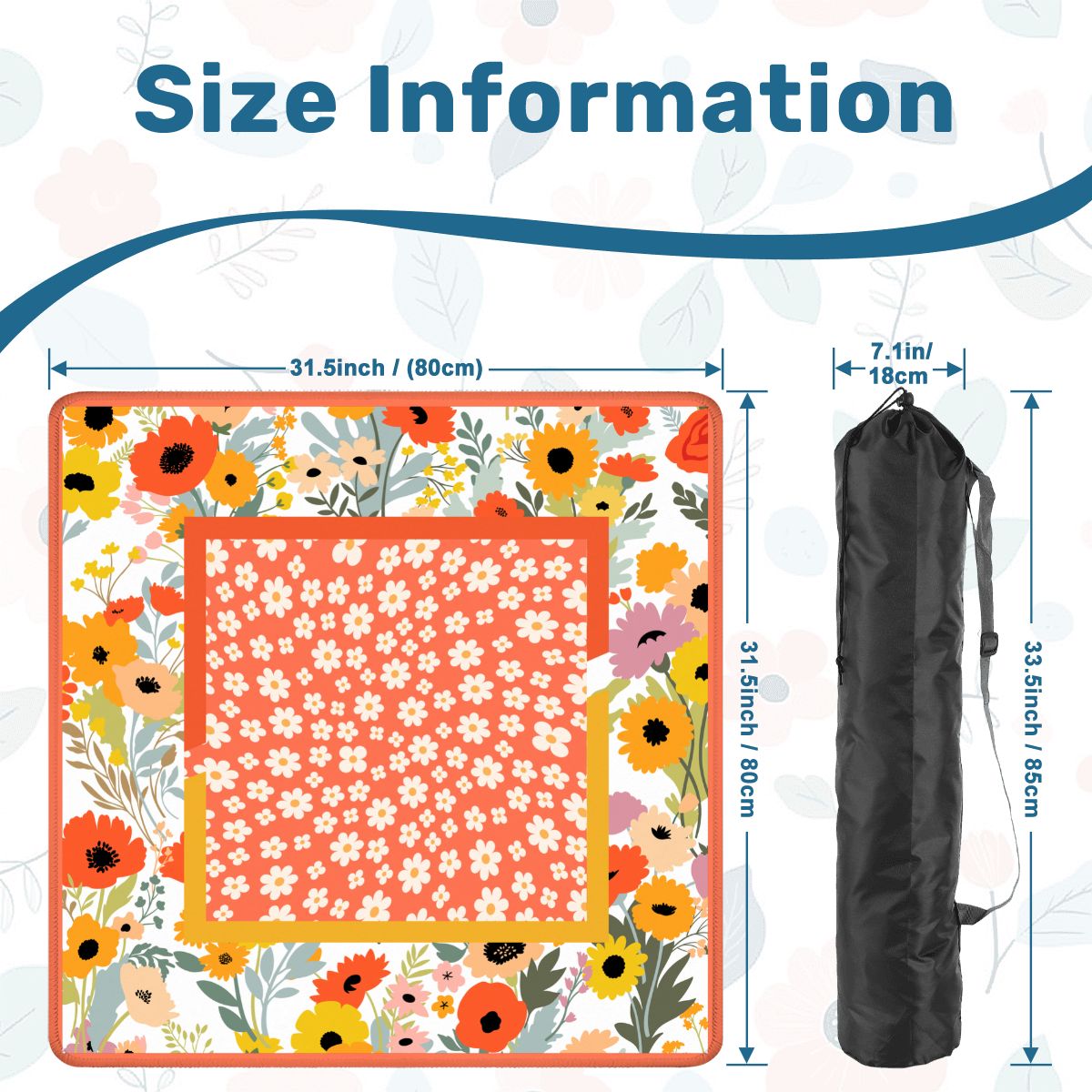 Petals And Pungs Spring Garden Mahjong Mat