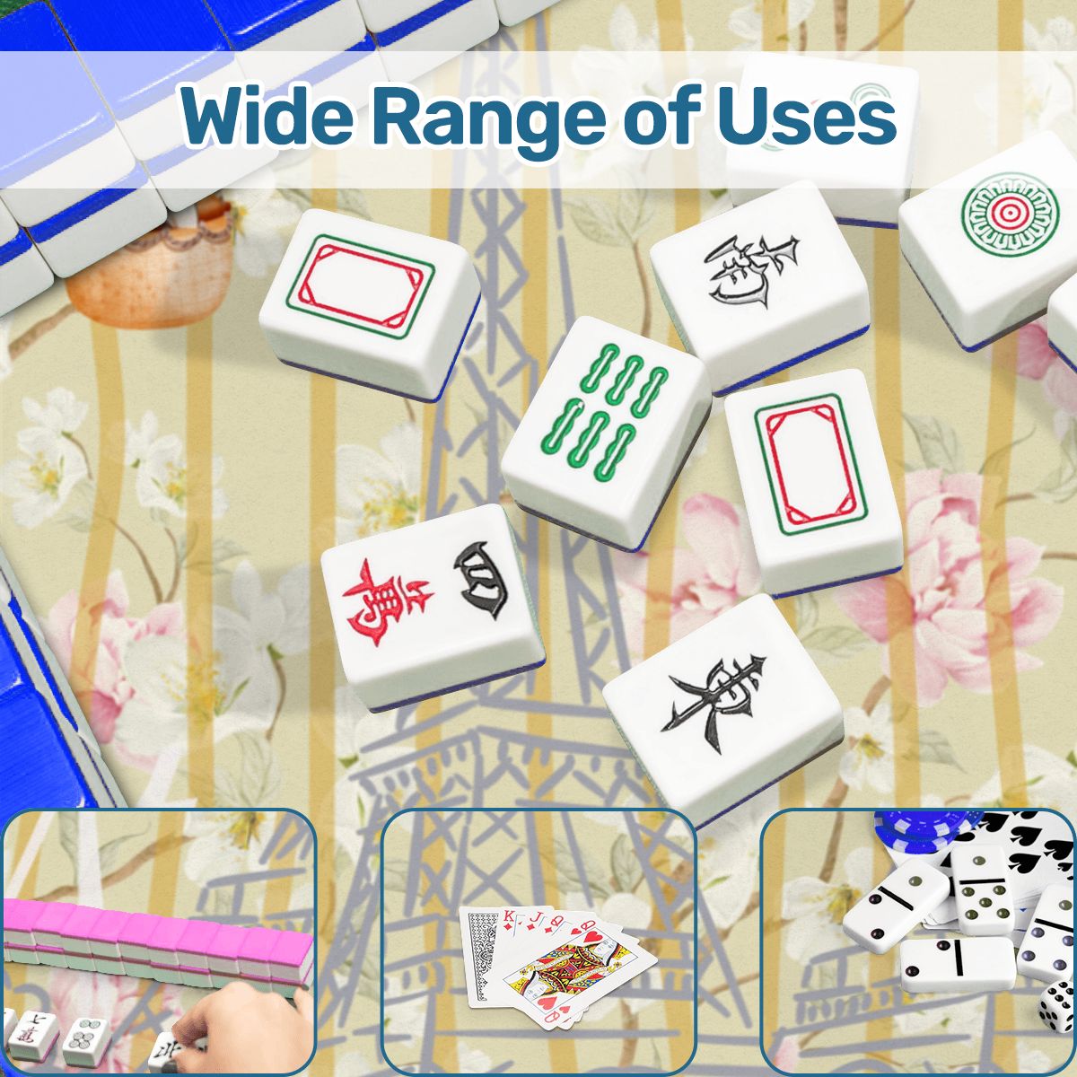 The French Connection Scalloped Mahjong Mat