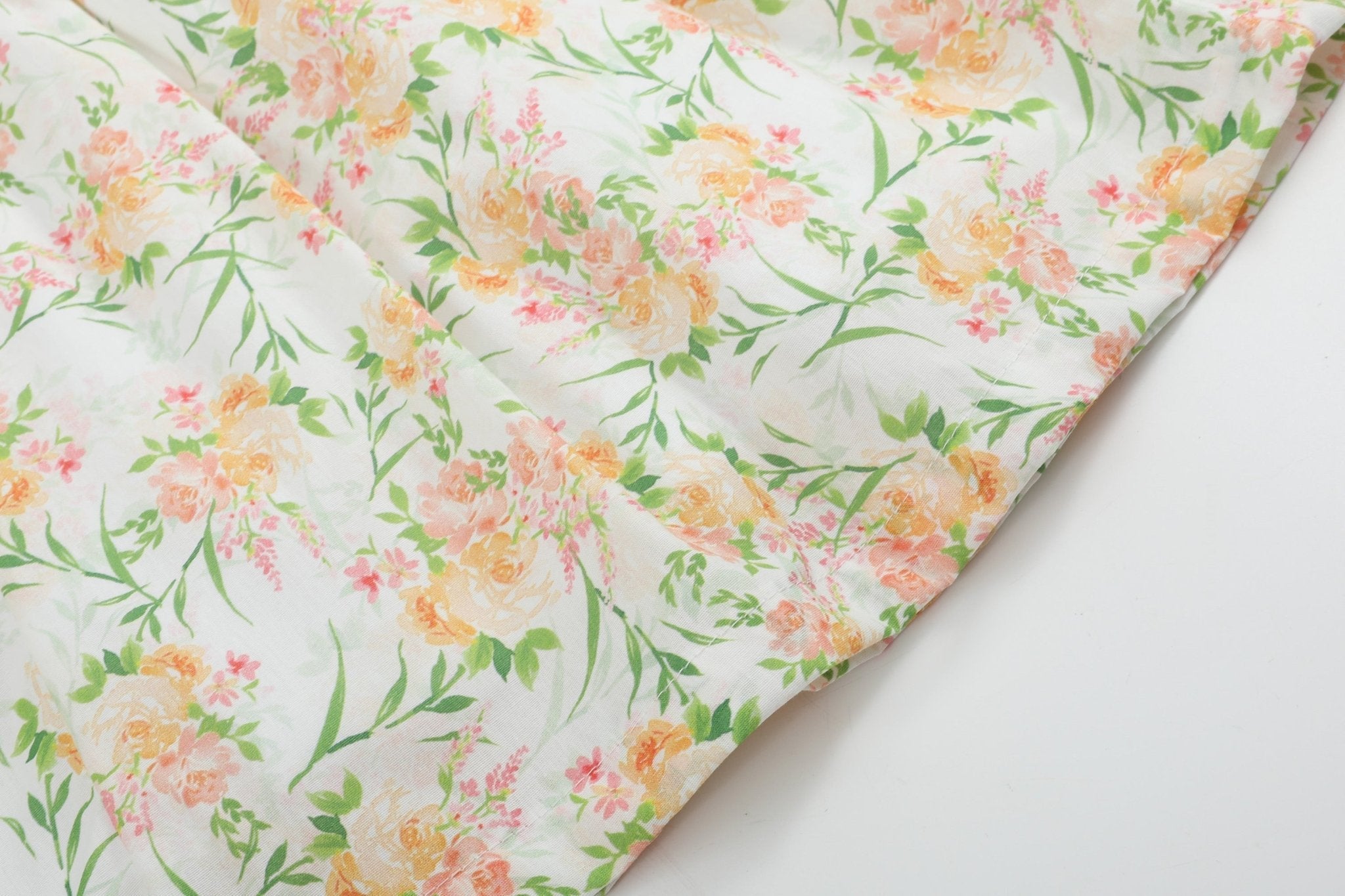 Floral Smocked Collared Dress