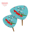 Funny Mahjong Christmas Holiday Whimsical Nostalgic Nesting Tables Set of 2