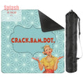 Funny Mahjong Mat, Crack Bam Dot, Vintage 50s Mahj Mat
