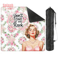 Funny Mahjong Mat, Preppy Florals With A Chic Cheeky Twist, Don't Stare At My Rack