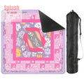 Girly Pop Pink, Lavender Glam Gal Mahjong Mat