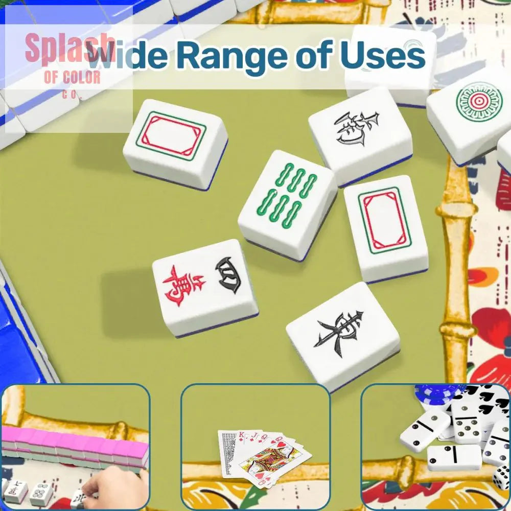 Heirloom Vintage Floral Preppy, Heritage Collection Mahjong Mat