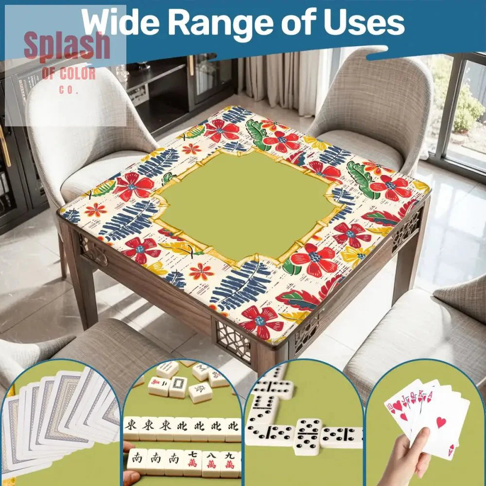 Heirloom Vintage Floral Preppy, Heritage Collection Mahjong Mat