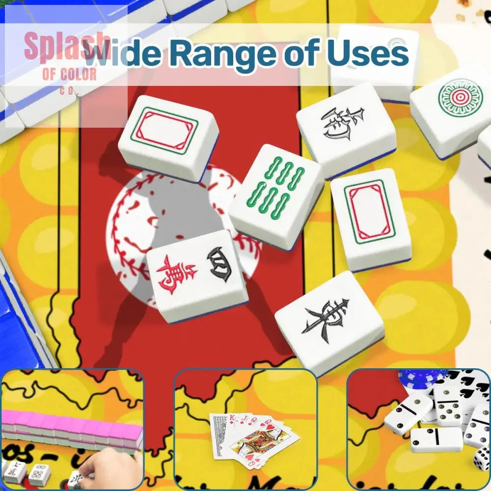 Hoosier State Of Indiana State Pride Whimsical Funny Mahjong Mat