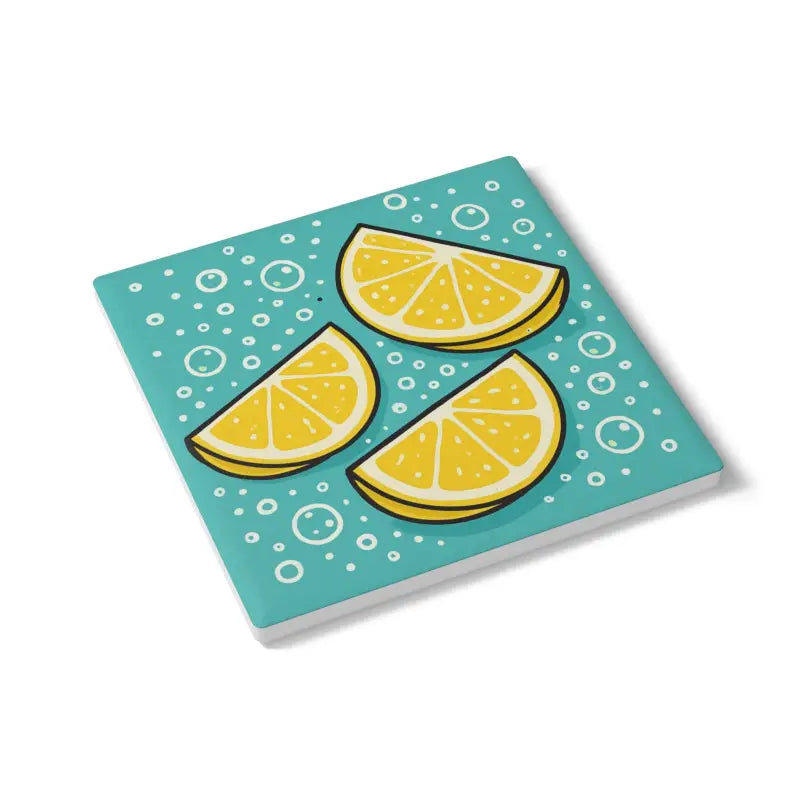 Lemon Slices Ceramic Coaster - Premium Home Decor - DipaliZ