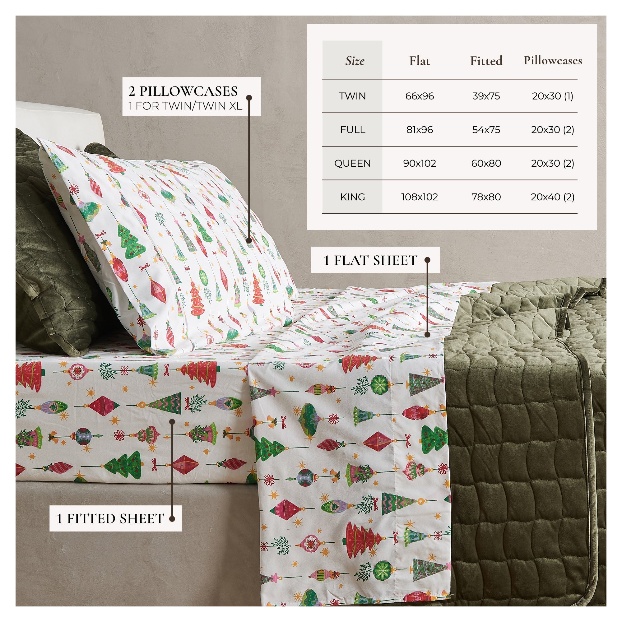 4 Piece Microfiber Sheet Set - Baylor Collection