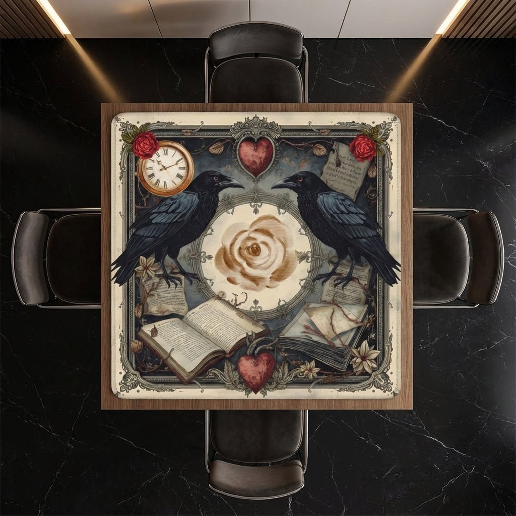 Edgar Allen Poe Enchanted Mahjong Mat