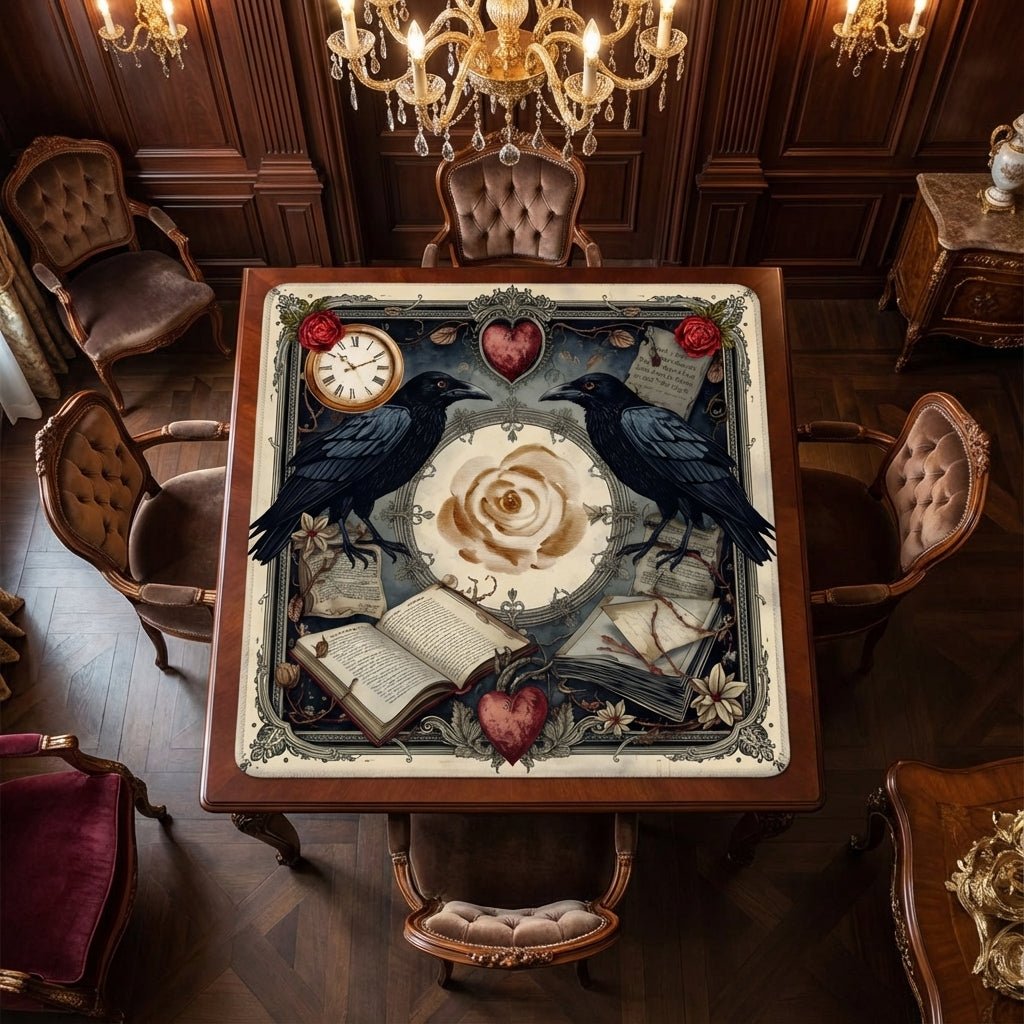Edgar Allen Poe Enchanted Mahjong Mat