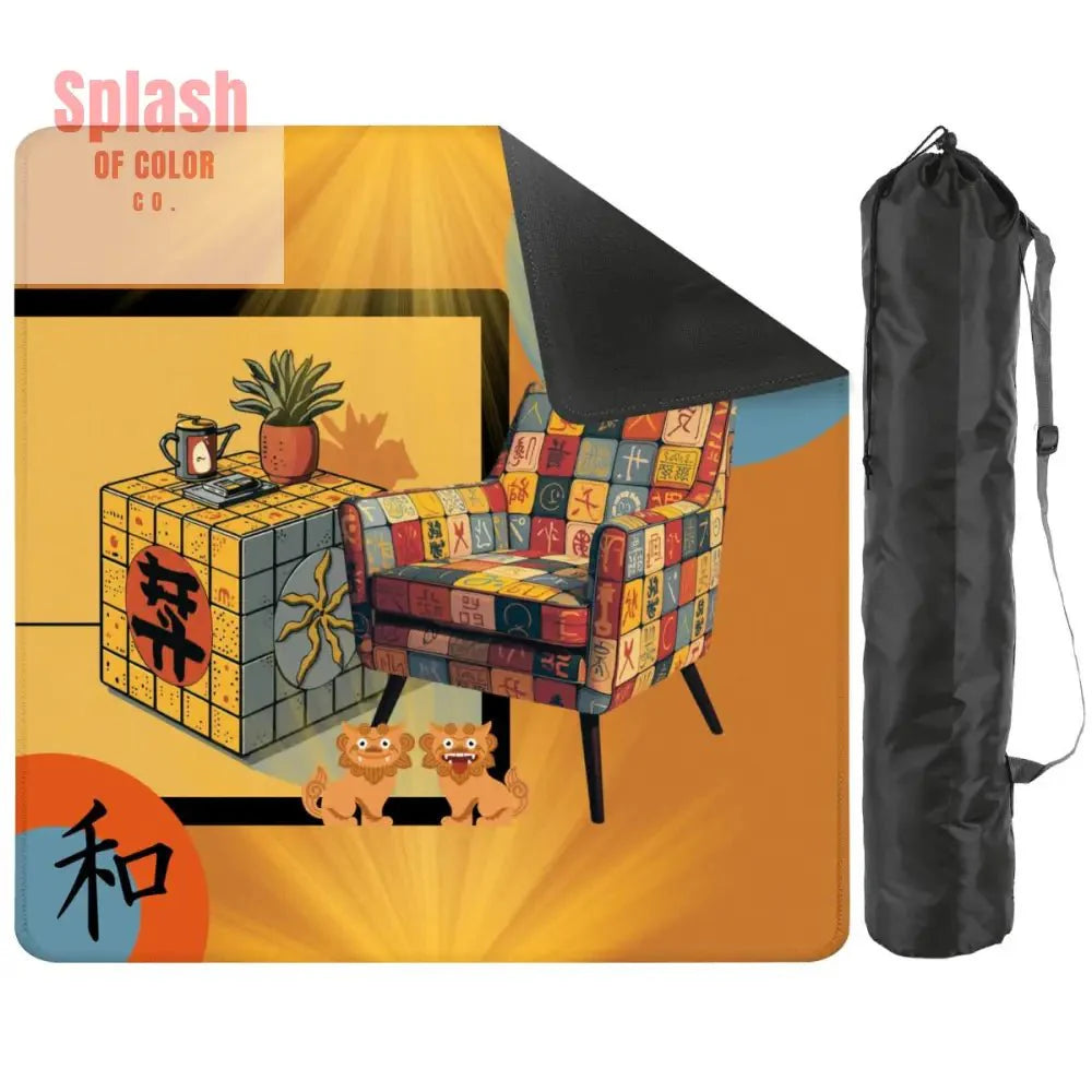 Mahjong Mat Sierra Sun Glow Up Cozy Mahj Game Mat