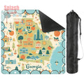 Georgia On My Mind, Splash Of Whimsy Mahjong Mat