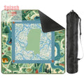 Mississippi Queen Mahjong Mat, River Blue Green Mahj Game Mat