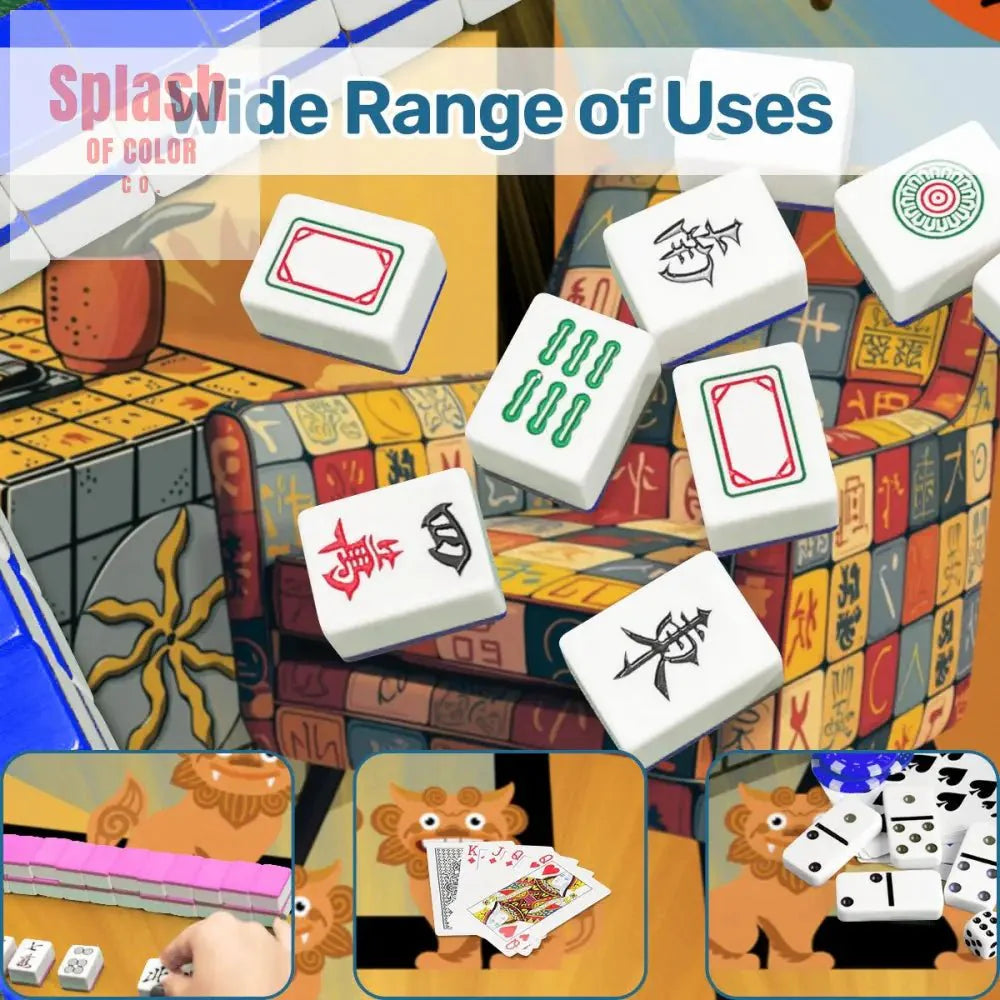 Mahjong Mat Sierra Sun Glow Up Cozy Mahj Game Mat