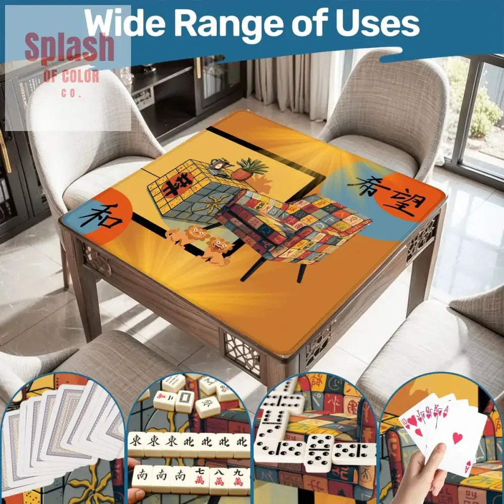 Mahjong Mat Sierra Sun Glow Up Cozy Mahj Game Mat