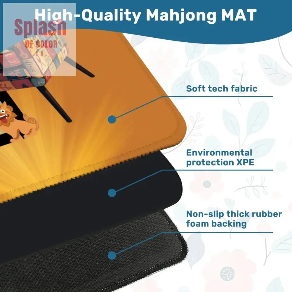 Mahjong Mat Sierra Sun Glow Up Cozy Mahj Game Mat