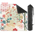 Mahjong Mat Cherry Blossom Asian Designed Floral Bamboo Mahj Game Mat