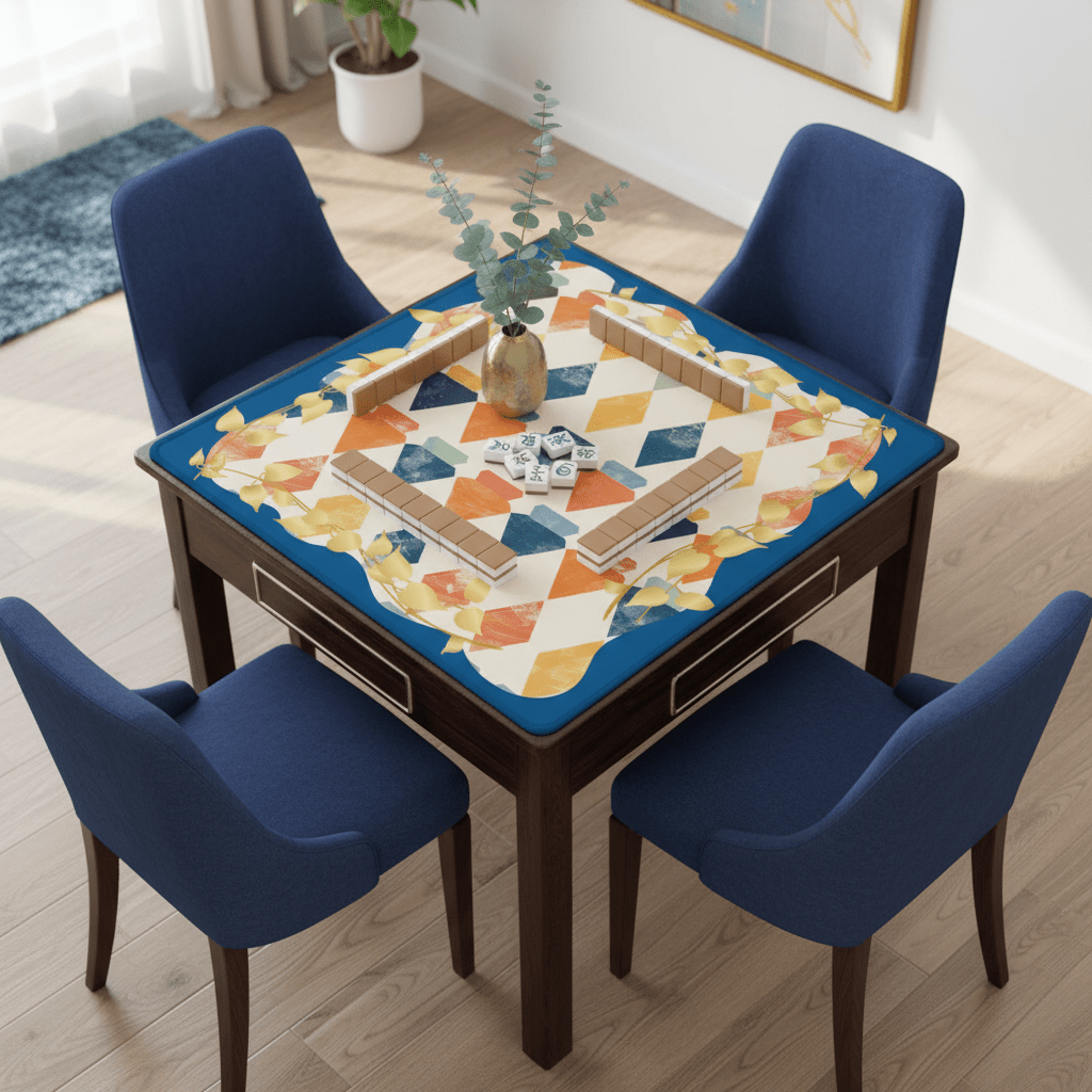 MODERN MAZAL Jewish Mahjong Mat