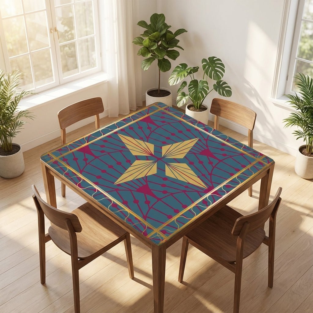 Art Deco Mahjong Mat, Speakeasy Golden Glitz & Berry Blitz