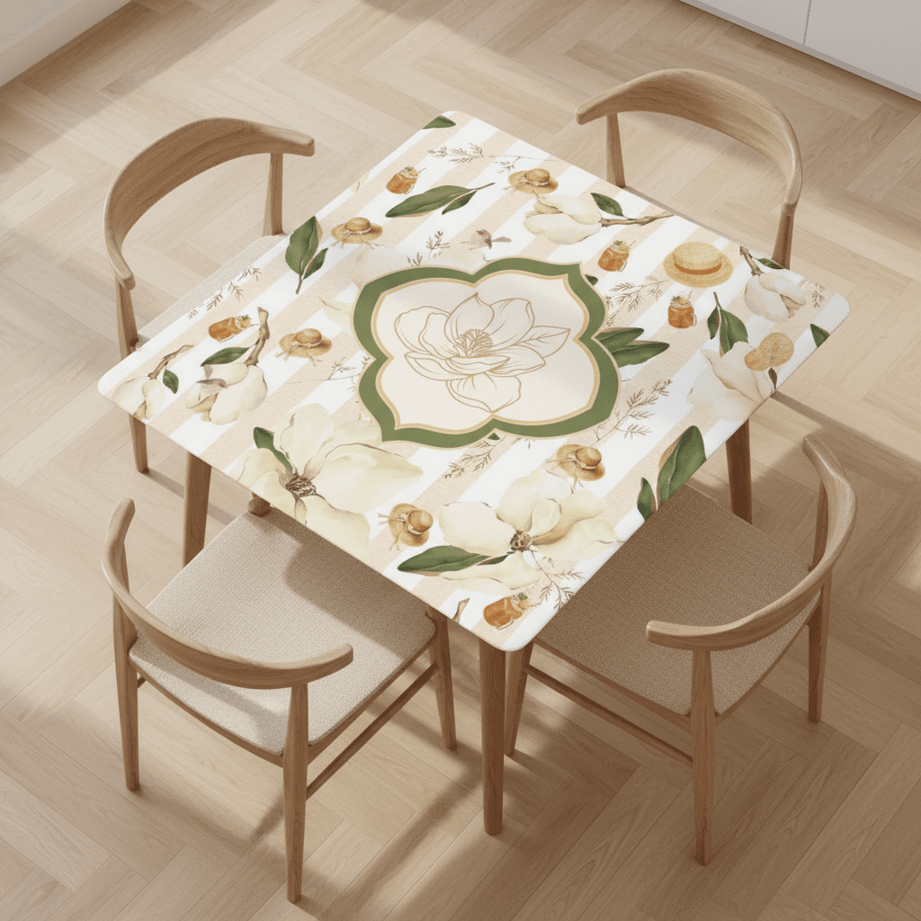 Southern Magnolias And Sweet Tea Charleston South Carolina Mahjong Mat