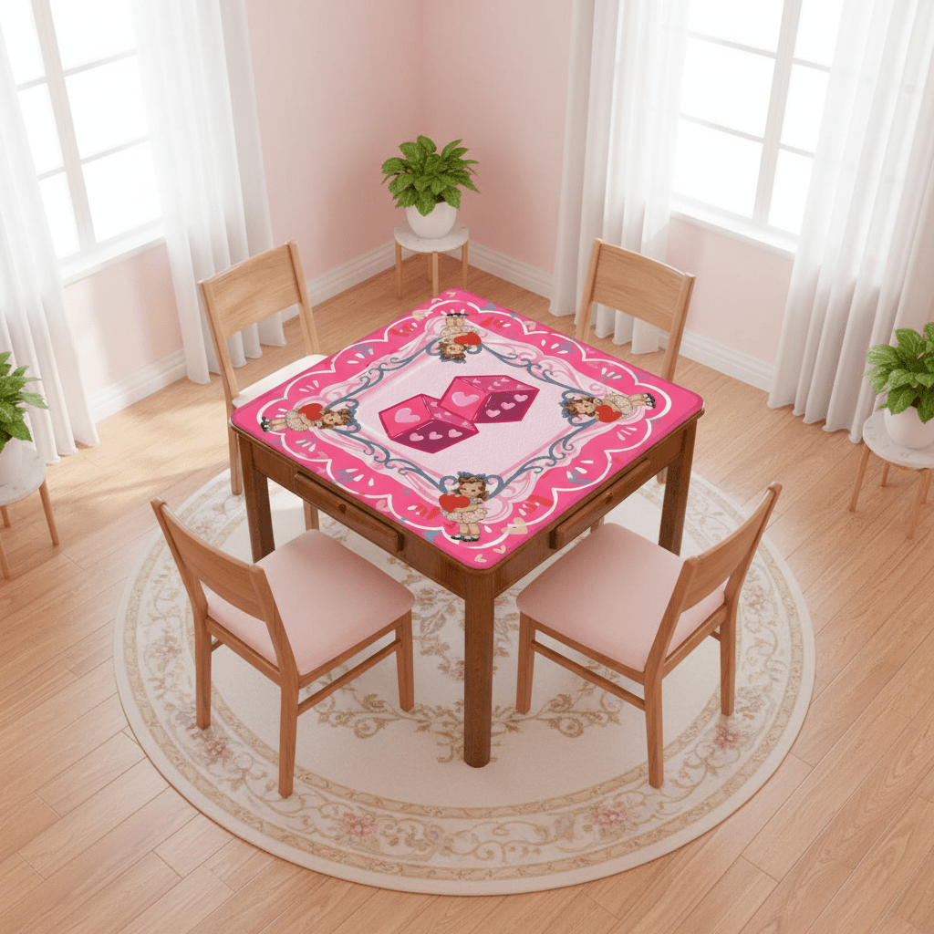 Nostalgic Vintage Valentine Mahjong Mat