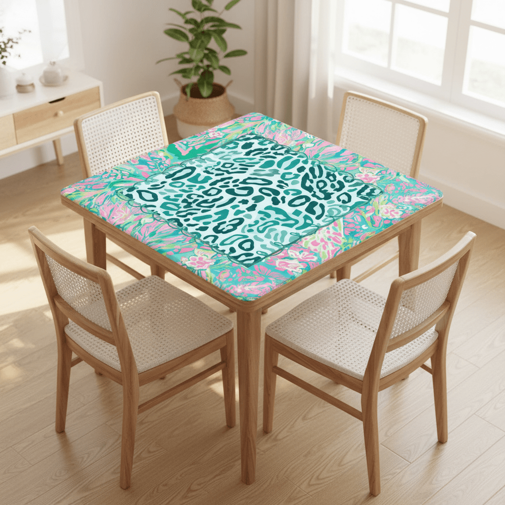 Preppy Pastel Cotton Candy Wild Thing Mahjong Mat