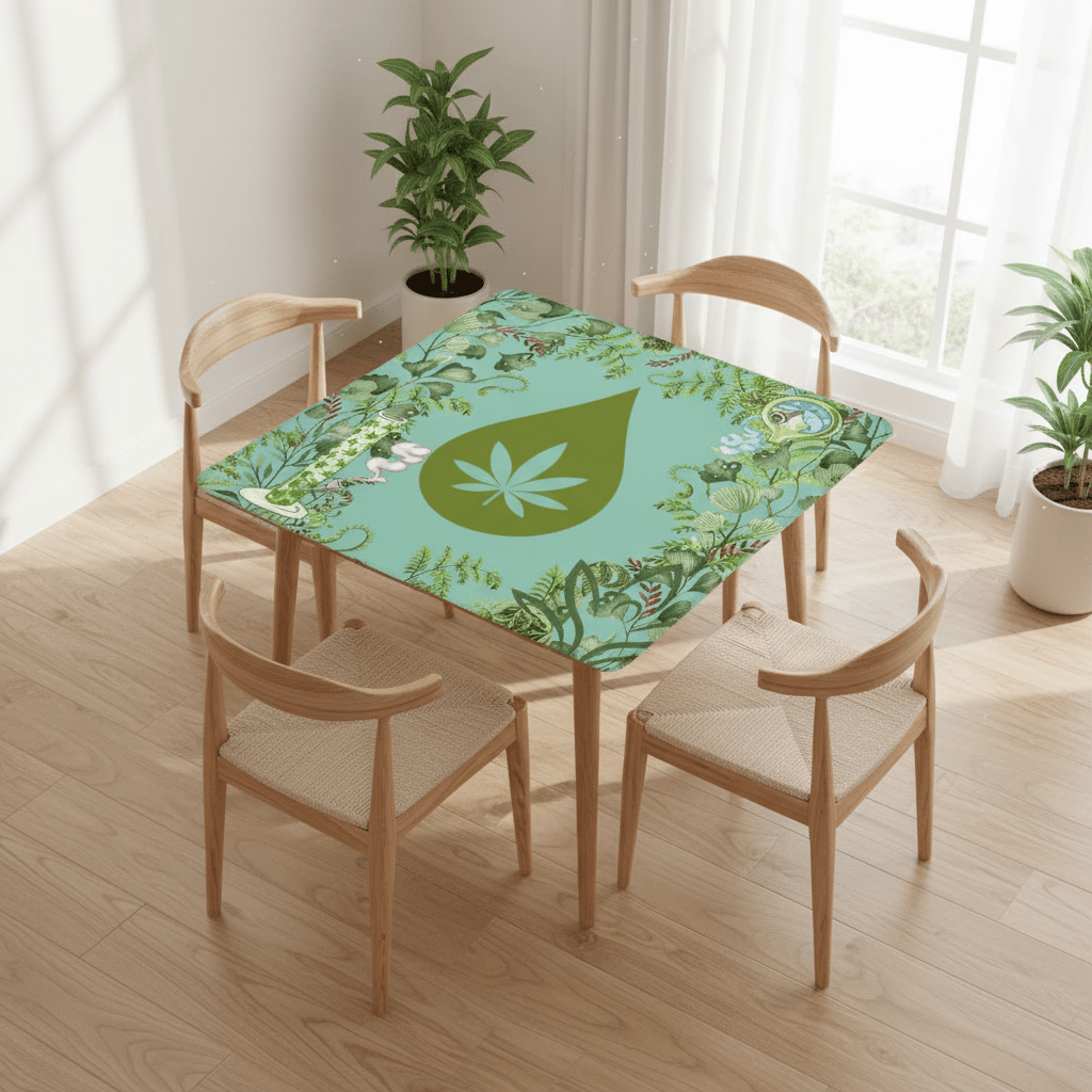Kongs Bongs And Winds Cannabis Mahjong Mat